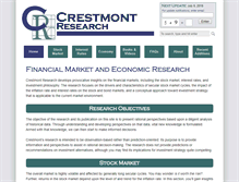 Tablet Screenshot of crestmontresearch.com
